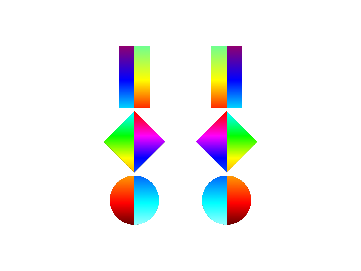 Tafeln von Chatres au�en Spektrum innen invertiert